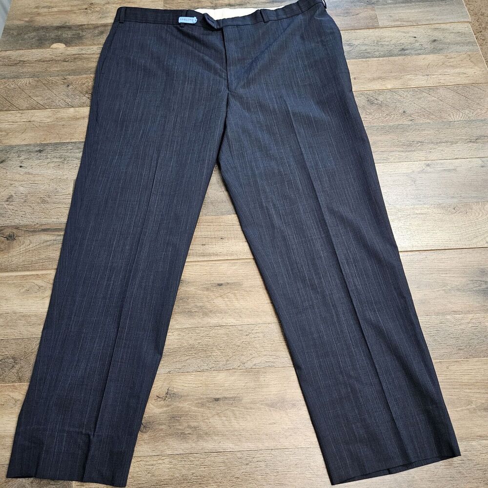 Brooks Brothers Men's Pinstripe Dress Pants - Navy Blue